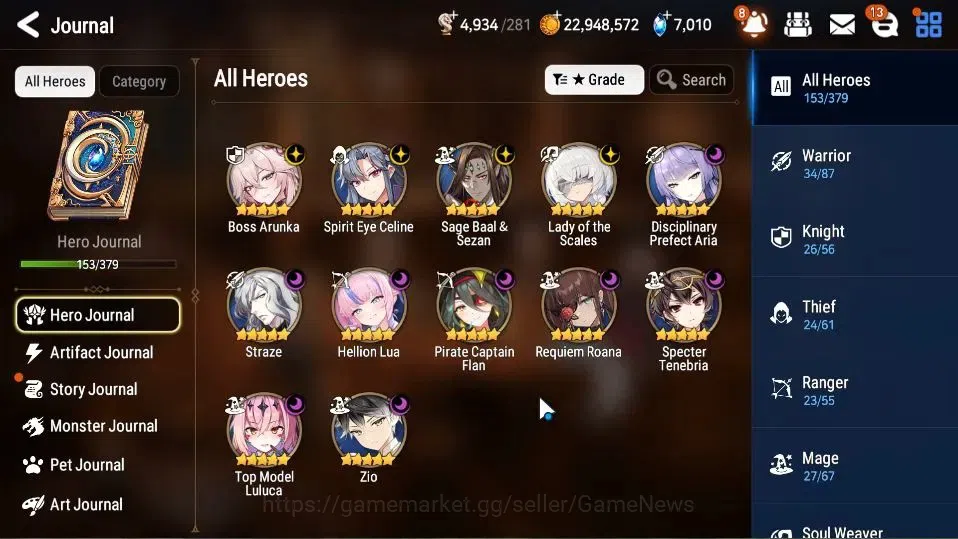 Epic Seven Accounts GLOBAL Unverif|New Era|12 ML[BArunka,LOTScales,DP image 6