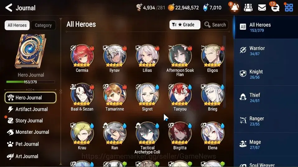 Epic Seven Accounts GLOBAL Unverif|New Era|12 ML[BArunka,LOTScales,DP image 7