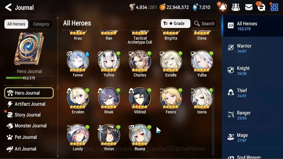 Epic Seven Accounts GLOBAL Unverif|New Era|12 ML[BArunka,LOTScales,DP image 8