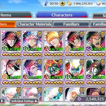 Bleach: Brave Souls Accounts Starter Global|40K Orb|Fresh All Story|TYBW26 Ichigo,11th Aizen,GrimJow,2 New ichigo,10th