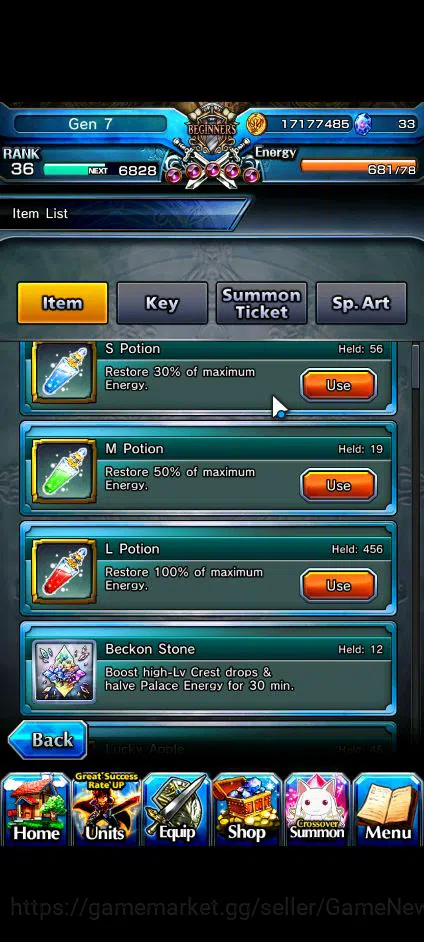 Grand Summoners Accounts Global|Rank 36|16 Ascend|RoyTW,SaitoTW,VeldoraTW,J image 2