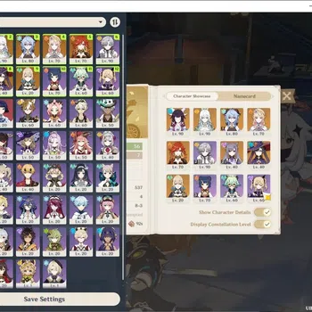 Genshin Impact Accounts Others Asia|AR 56|5 Limited + 2(*5Weapon)|Ganyu C1,Columbina,Nicole,Mavuika & Zibai|Female MC|1,8k