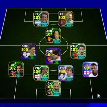 eFootball Accounts Legends & Iconic Players Android|9 Epic F.Totti,Rio Ferdinand,Christian Abbiati,Rui Costa,Dirk