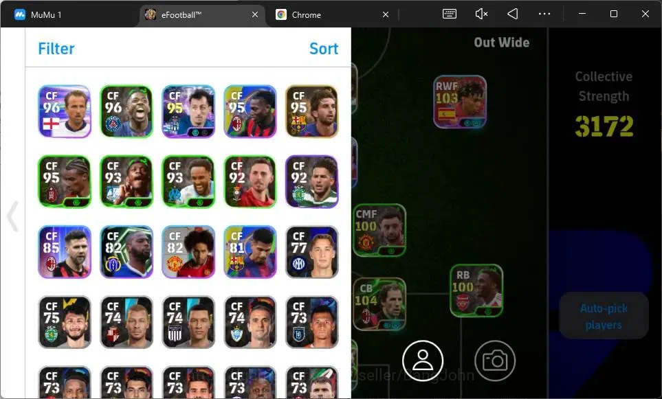 eFootball Accounts Mobile|PW 3172|Epic Baresi,Kahn,Totti,Raul,Rijkaar image 2