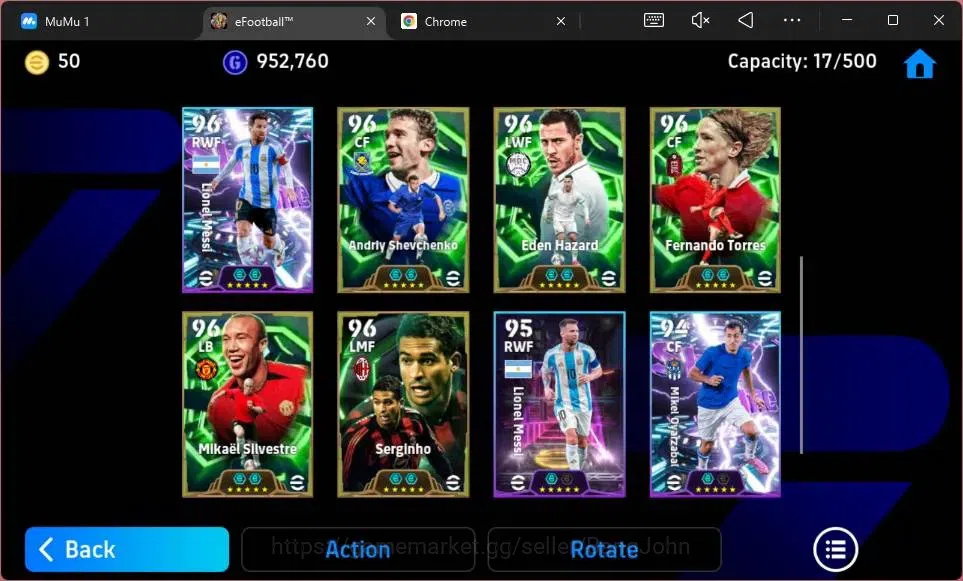 eFootball Accounts Mobile|PW 3172|Epic Baresi,Kahn,Totti,Raul,Rijkaar image 4