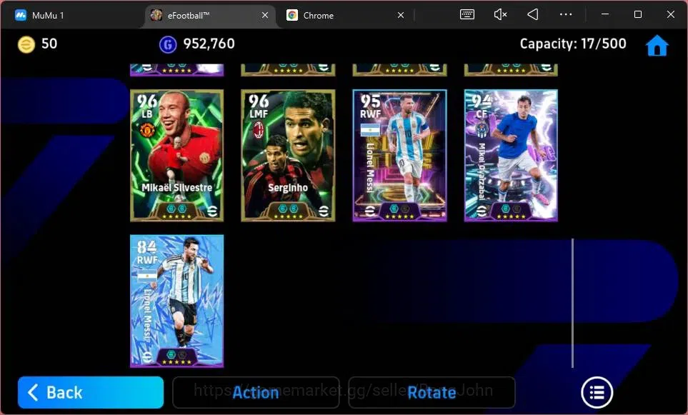 eFootball Accounts Mobile|PW 3172|Epic Baresi,Kahn,Totti,Raul,Rijkaar image 5