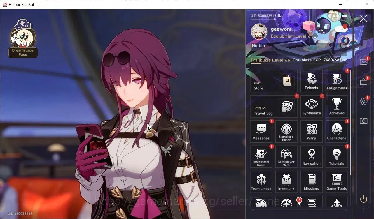 Honkai Star Rail Accounts Others ASIA|TL66|11 Limited Char|Kafka 1
