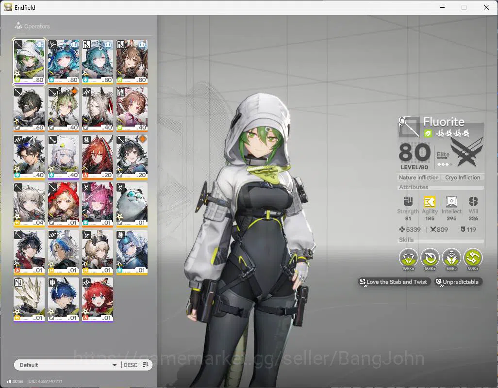 ASIA | LVL 51 | 3limit 2sign (rossi+Sign,Gilbert+Sign) last rite, lifeng, pogran, Ardelia, Ember, Rossi, Yvonne WP6s 8 AKE301B Arknights: Endfield Accounts ASIA | LVL 51 | 3limit 2sign (rossi+Sign,Gilbert+S image 1