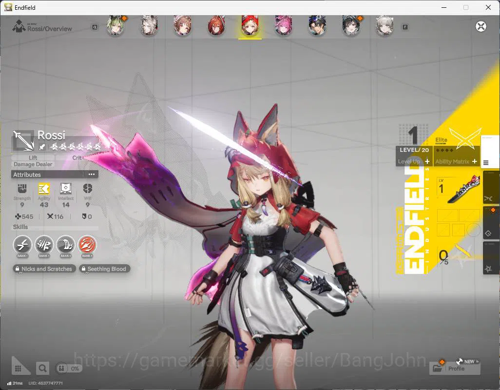 Arknights: Endfield Accounts ASIA | LVL 51 | 3limit 2sign (rossi+Sign,Gilbert+Sign) last rite, lifeng, pogran, Ardelia 11
