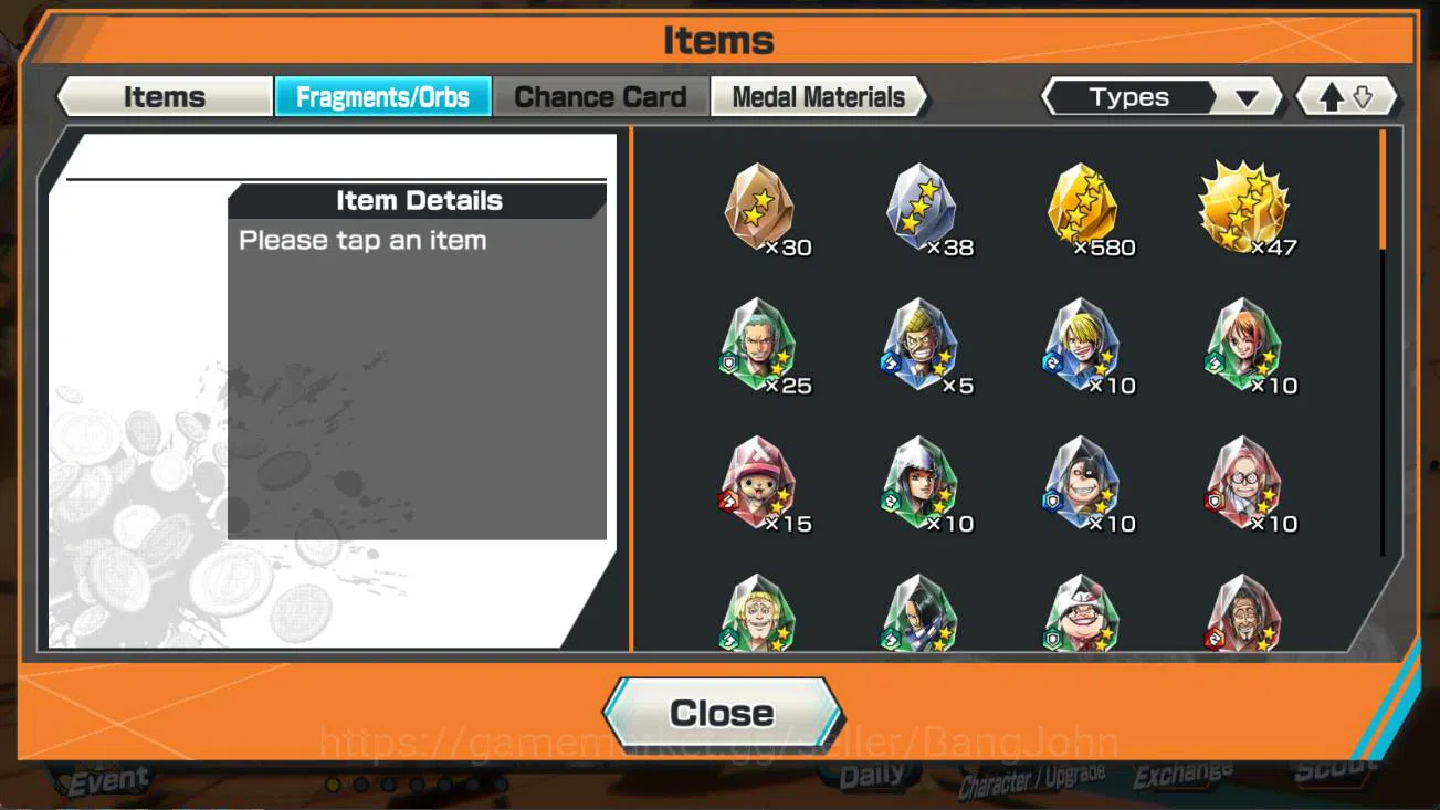 One Piece Bounty Rush Accounts Others GLOBAL | Ashura doji, captain shanks, gum gum storm luffy, admiral kuzan, navigator 11