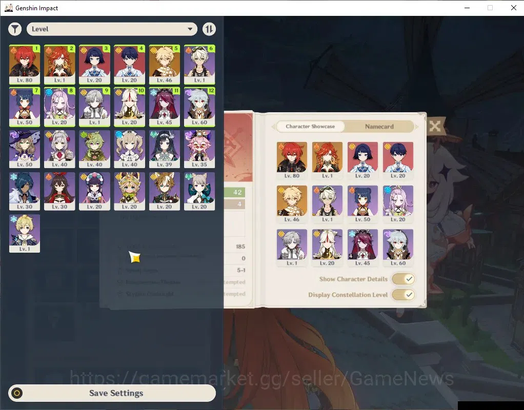 Genshin Impact Accounts ASIA|AR 42|1 Limited + 1(*5 Char Standard)|Mavuika image 2