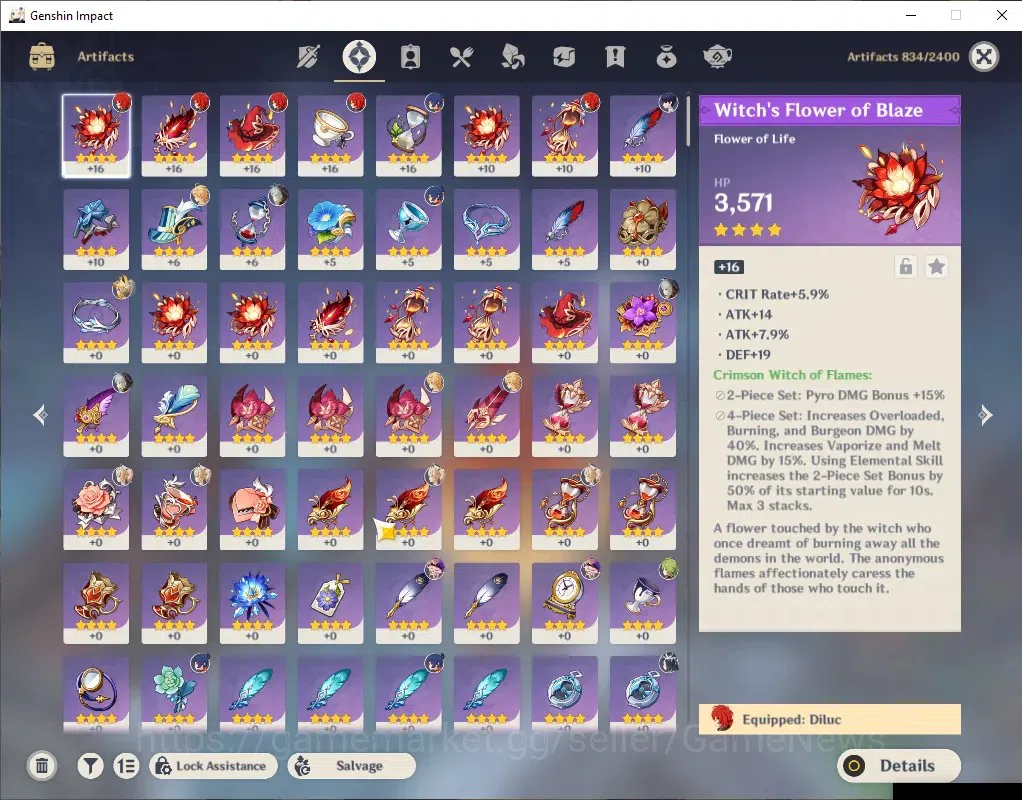 Genshin Impact Accounts ASIA|AR 42|1 Limited + 1(*5 Char Standard)|Mavuika image 4