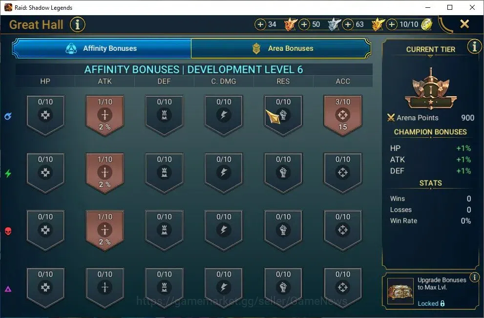 Raid: Shadow Legends Accounts Lv24 668K Power|1 Mythic [Nais] +18 Legendary(Pyth image 20