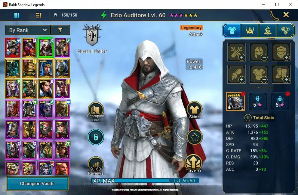 Raid: Shadow Legends Accounts Lv24 668K Power|1 Mythic [Nais] +18 Legendary(Pyth image 5