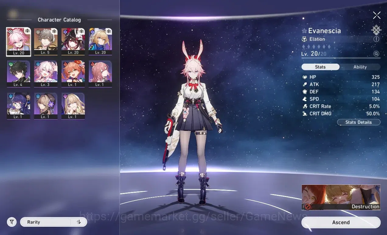 Honkai Star Rail Accounts Asia | TL 8 | +1 Golden Companion Spirit | 2 Limit image 4
