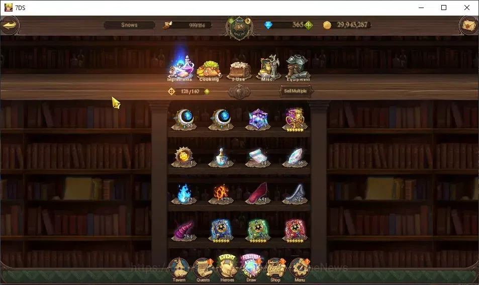 The Seven Deadly Sins: Grand Cross Accounts GLOBAL|2,6M CC|365 DM|10 LS|3 LR+6 UR|Brunhild,Hel image 12