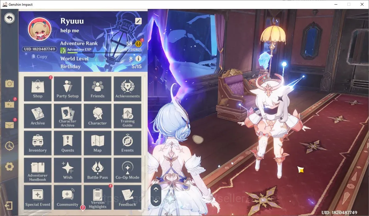Genshin Impact Accounts Others ASIA|AR 58|6 Limited Char+5(*5 Wpn)|Odette+Sign,Columbina 1