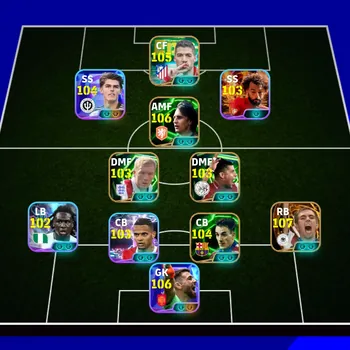eFootball Accounts Meta Player EFB MOBILE [TS 3228] | SHOWTIME SALAH BLITZ OLD,UNAI SIMON,DE KATELAERE,BIG TIME LAHM,EPIC