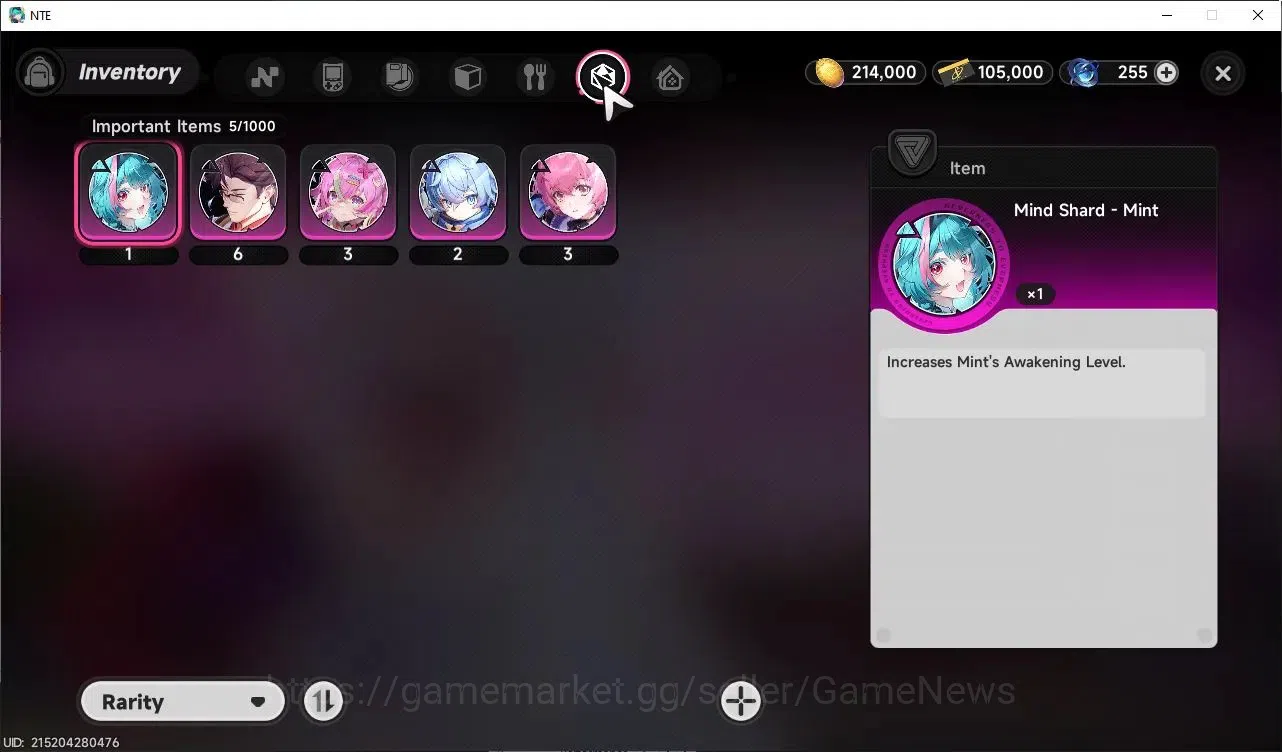 Neverness to Everness Accounts GLOBAL SEA|HL 3|1 Limited S-Class| Shinku+Outfit |Livery|+1 S-Class Selector Box|Selector 10