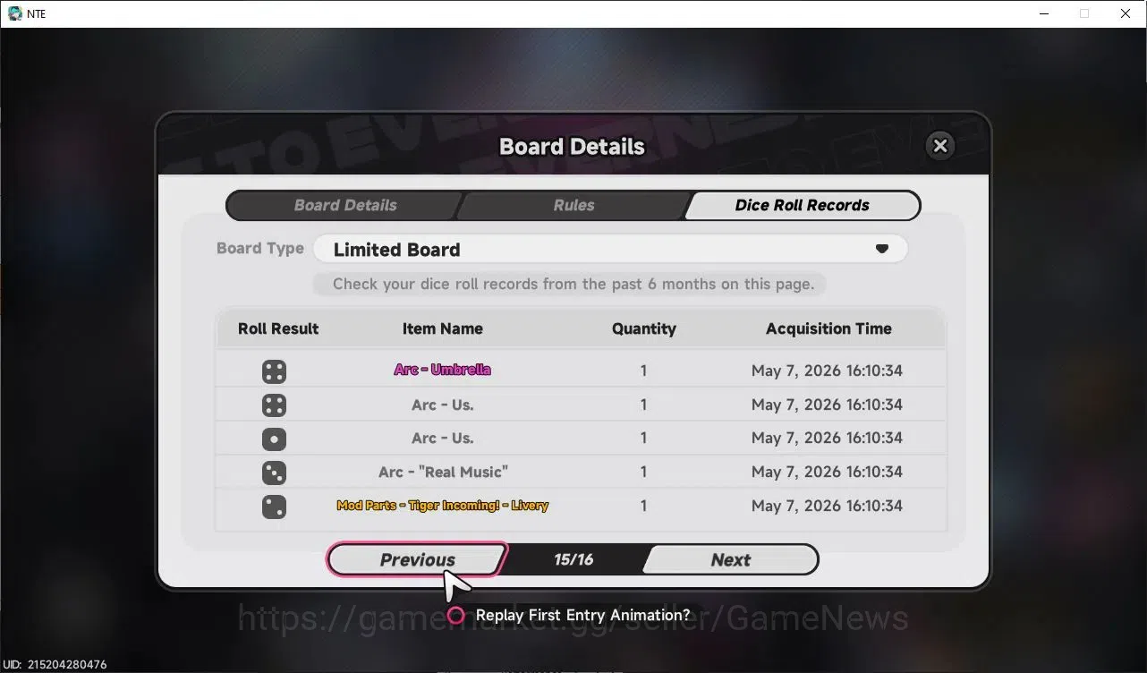 Neverness to Everness Accounts GLOBAL SEA|HL 3|1 Limited S-Class| Shinku+Outfit |Livery|+1 S-Class Selector Box|Selector 6