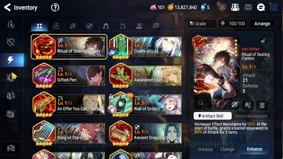 Epic Seven Accounts GLOBAL Unverif|New Era|4 ML(Salome,NM Luna,US ,LW image 11
