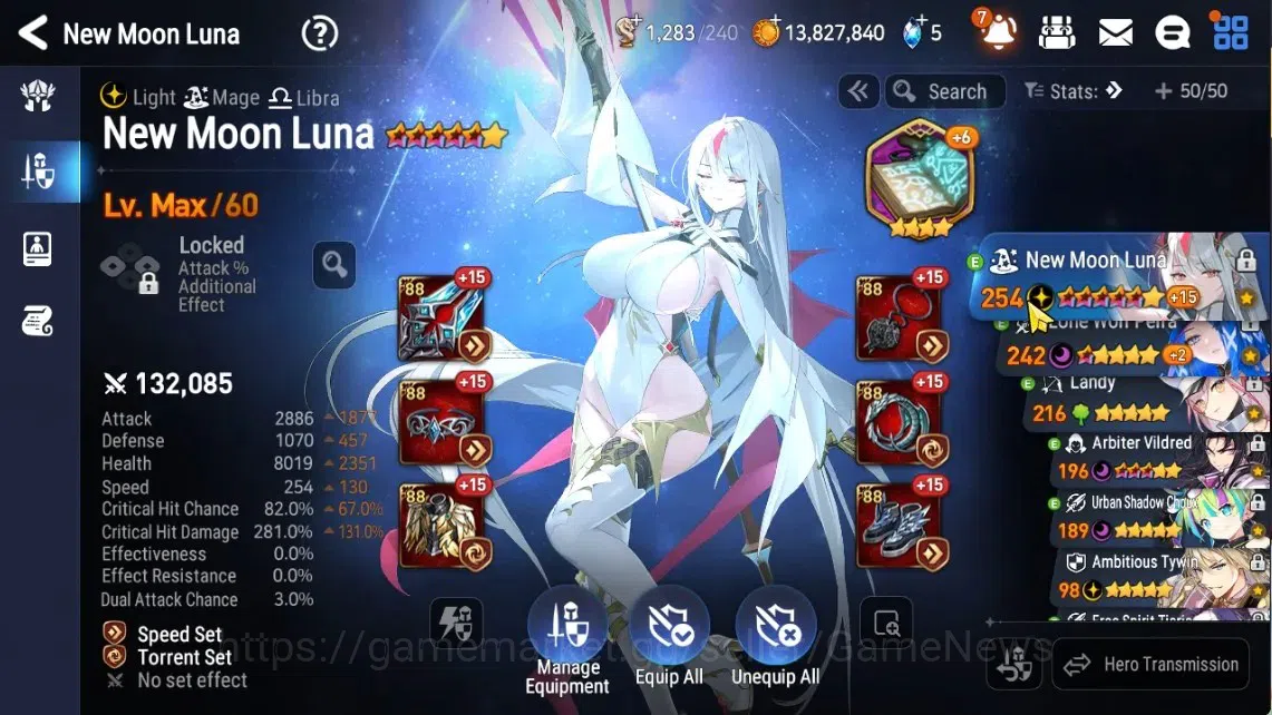 Epic Seven Accounts GLOBAL Unverif|New Era|4 ML(Salome,NM Luna,US ,LW image 16