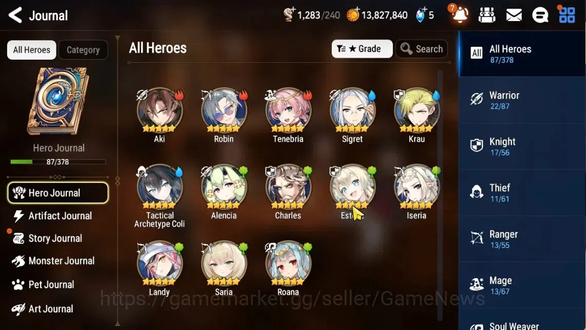 Epic Seven Accounts GLOBAL Unverif|New Era|4 ML(Salome,NM Luna,US ,LW image 7