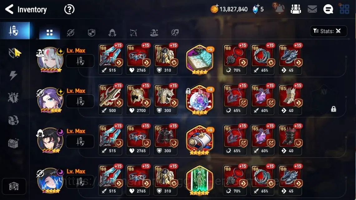 Epic Seven Accounts GLOBAL Unverif|New Era|4 ML(Salome,NM Luna,US ,LW image 9