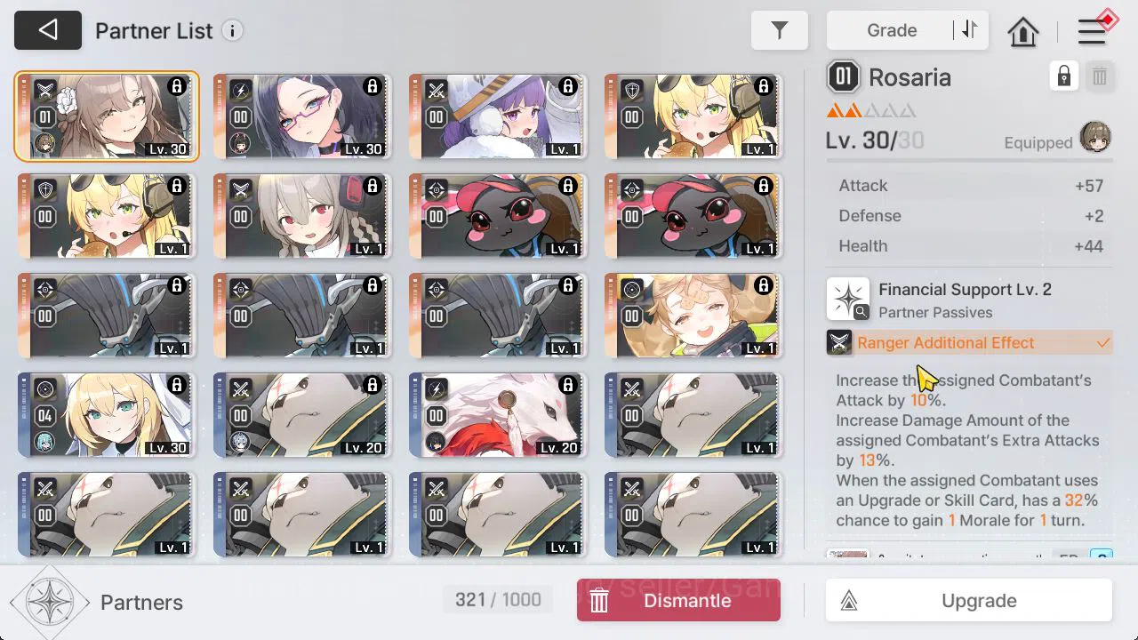 Chaos Zero Nightmare Accounts Global Lv44| 5 SSR [RitaM1,Chizuru,MeiLin,Veronica image 12
