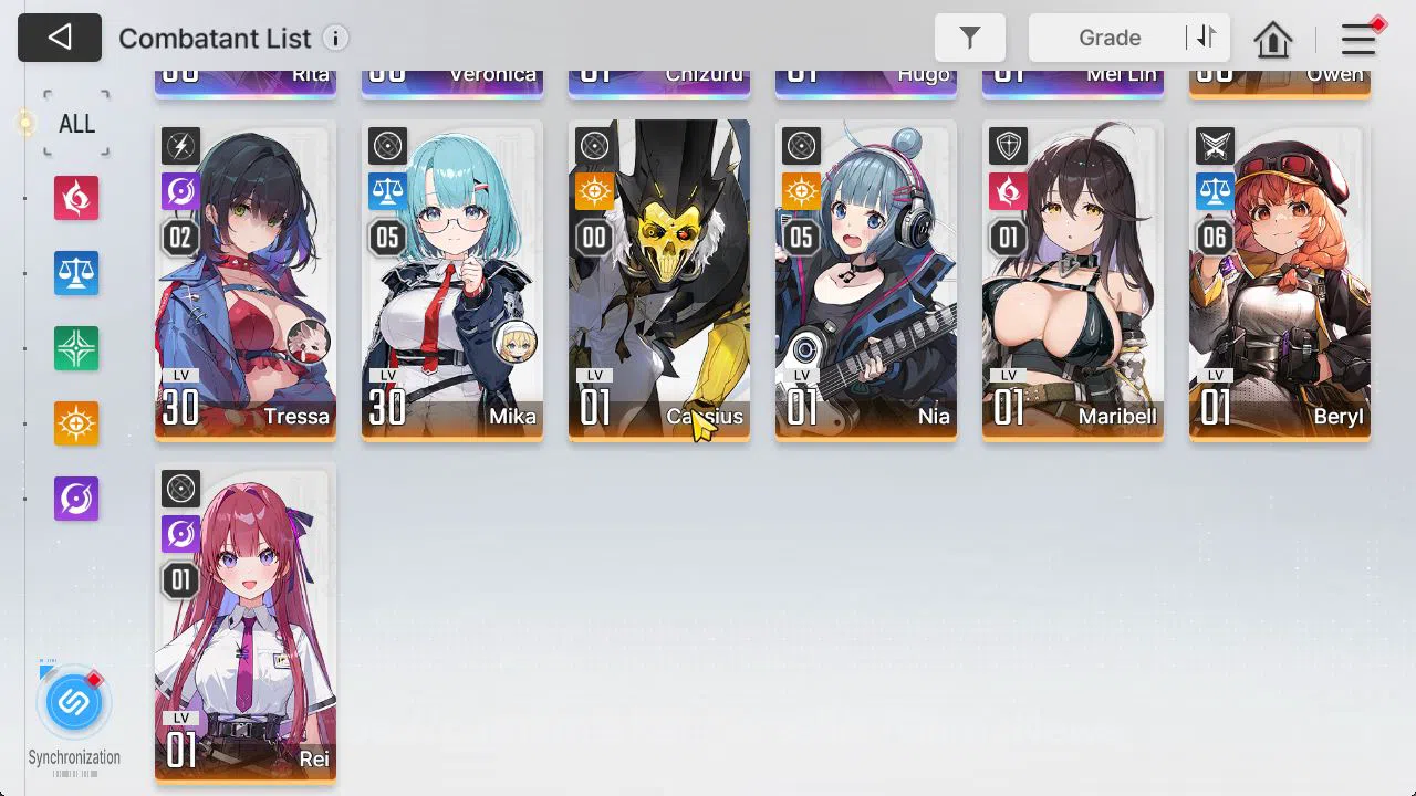Chaos Zero Nightmare Accounts Global Lv44| 5 SSR [RitaM1,Chizuru,MeiLin,Veronica image 5