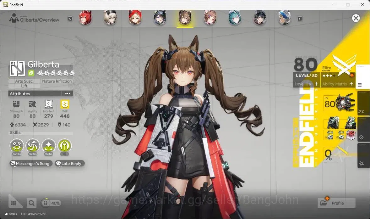 Arknights: Endfield Accounts ASIA|5 Limit+4 Sign|Limit(Laevatain,Tangtang,Rossi image 11