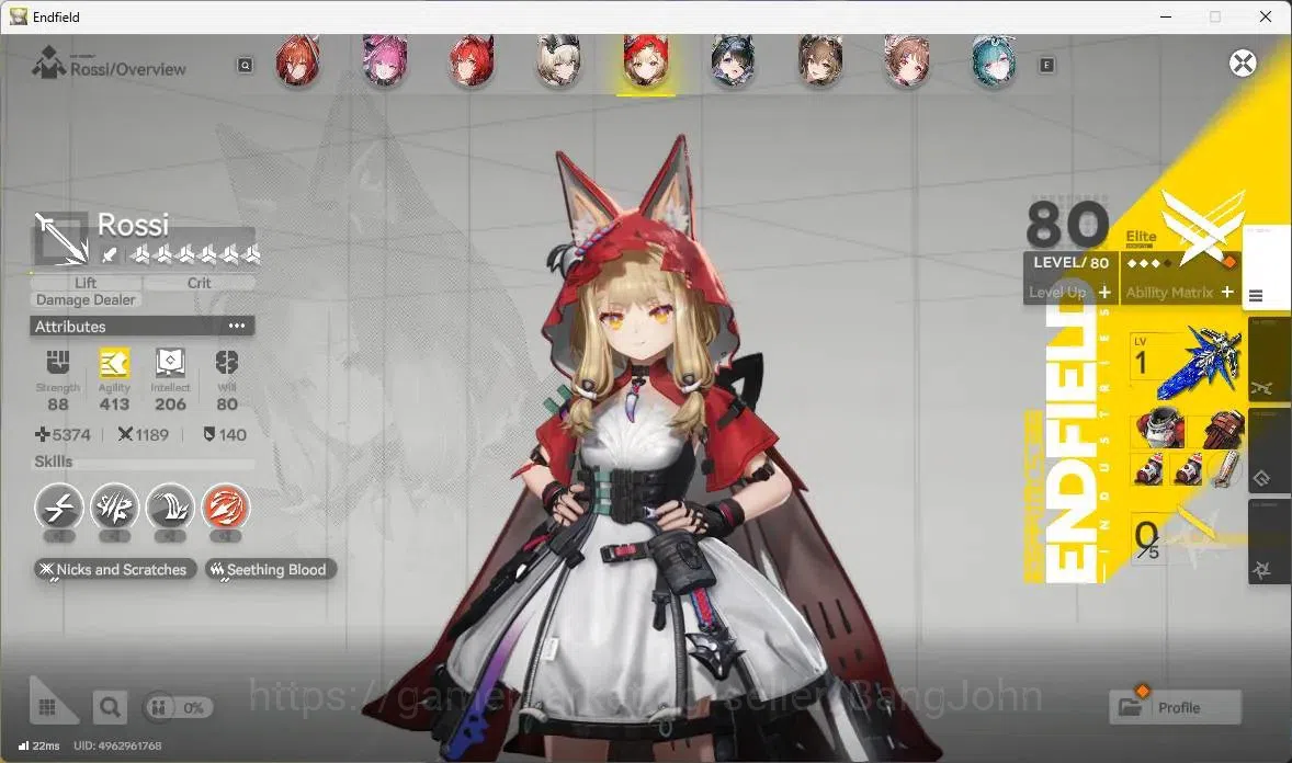 Arknights: Endfield Accounts ASIA|5 Limit+4 Sign|Limit(Laevatain,Tangtang,Rossi image 13