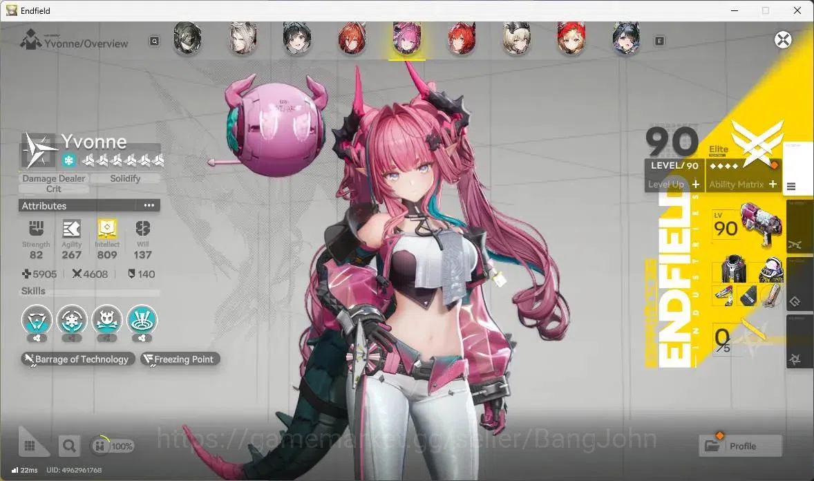 Arknights: Endfield Accounts ASIA|5 Limit+4 Sign|Limit(Laevatain,Tangtang,Rossi image 15