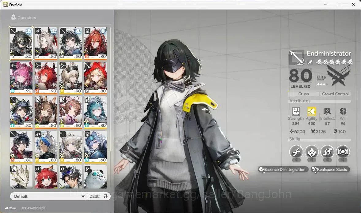 Arknights: Endfield Accounts ASIA|5 Limit+4 Sign|Limit(Laevatain,Tangtang,Rossi image 20
