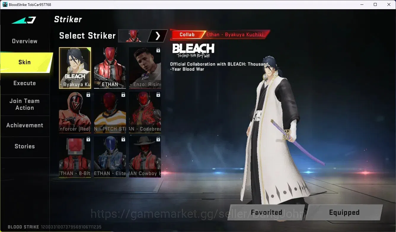 Blood Strike Accounts ASIA|Collab Gun MCX - EVA-00|5 Legend Gun|Collab E image 10