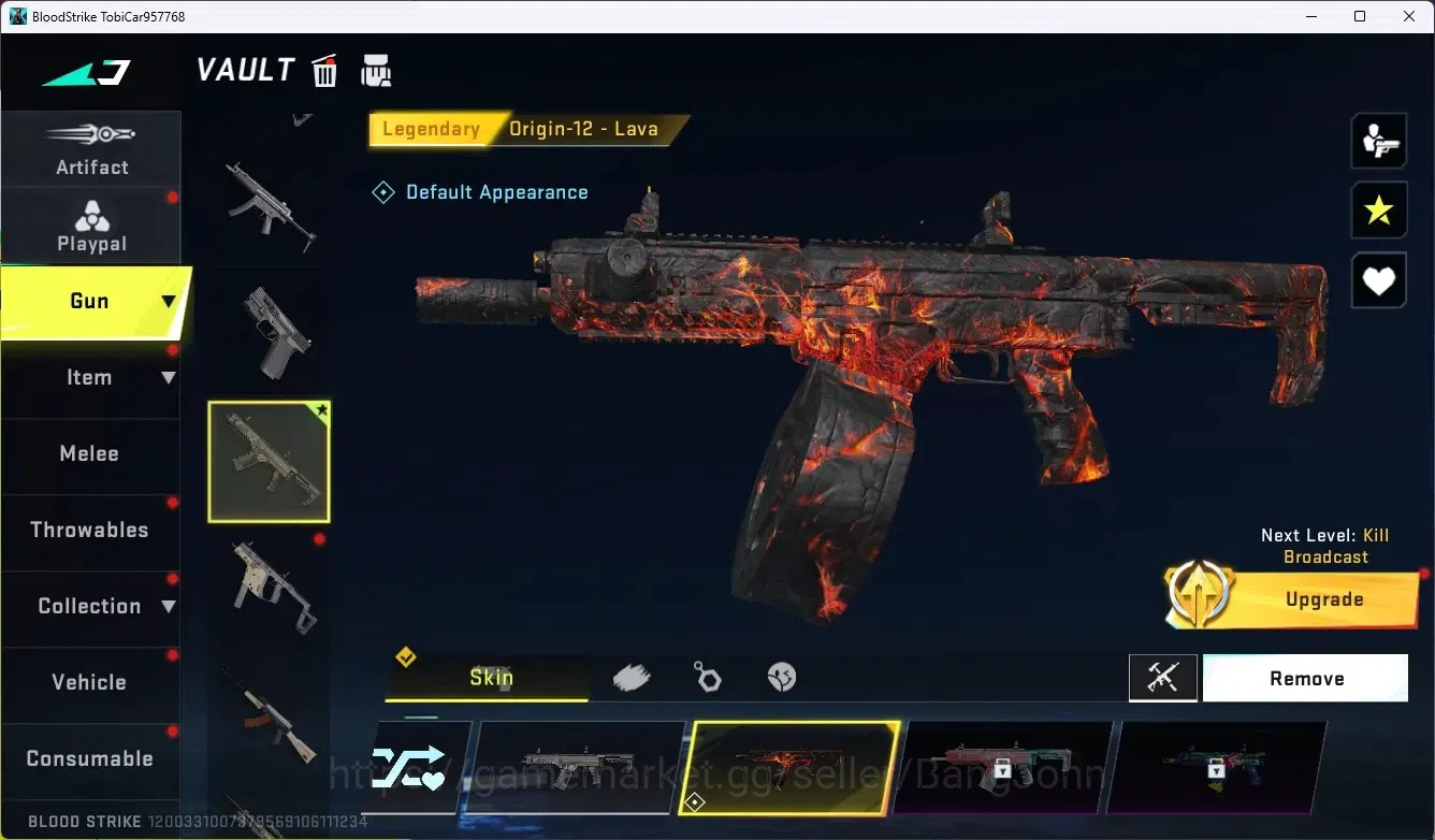 Blood Strike Accounts ASIA|Collab Gun MCX - EVA-00|5 Legend Gun|Collab E image 3