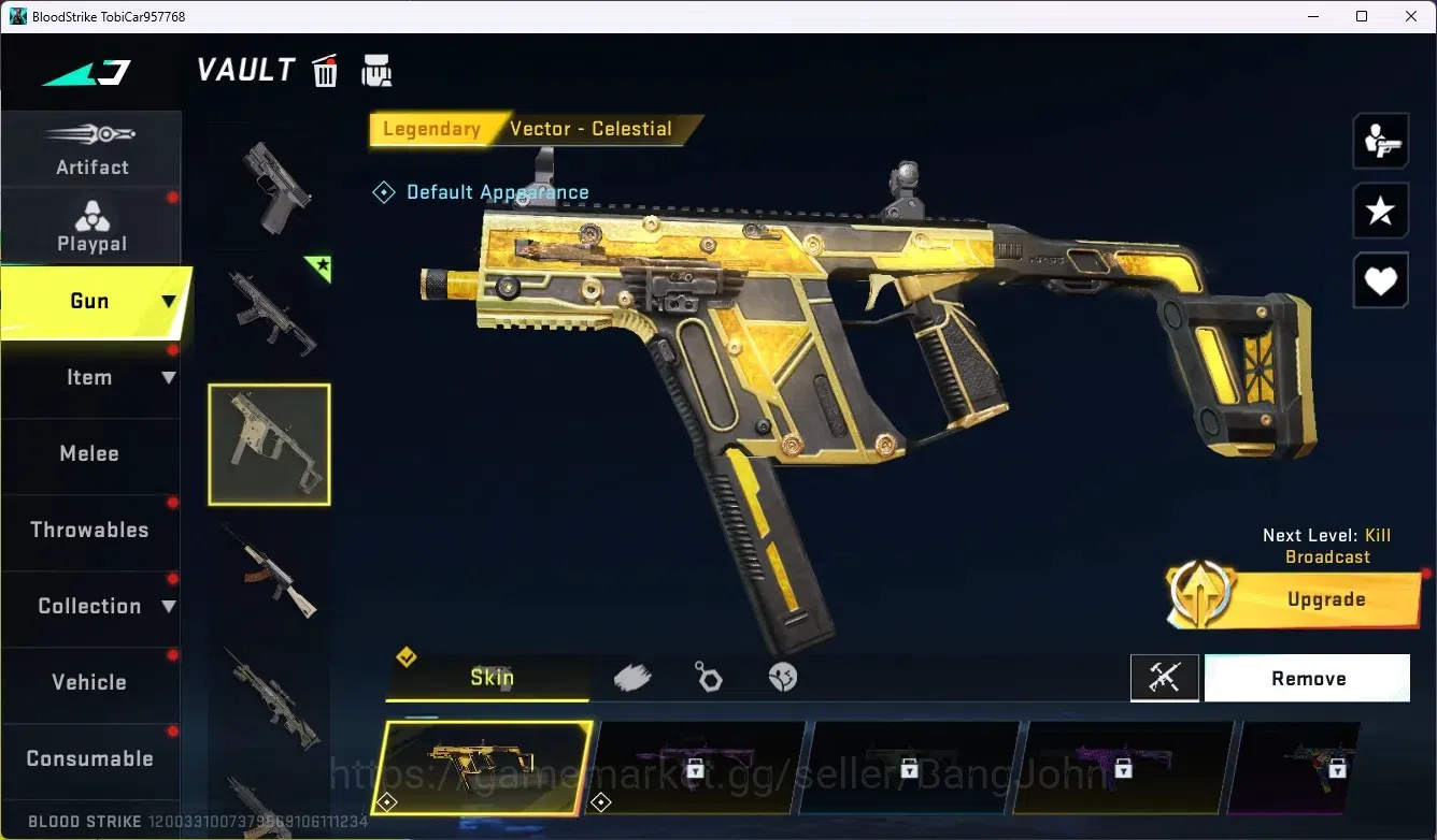 Blood Strike Accounts ASIA|Collab Gun MCX - EVA-00|5 Legend Gun|Collab E image 4