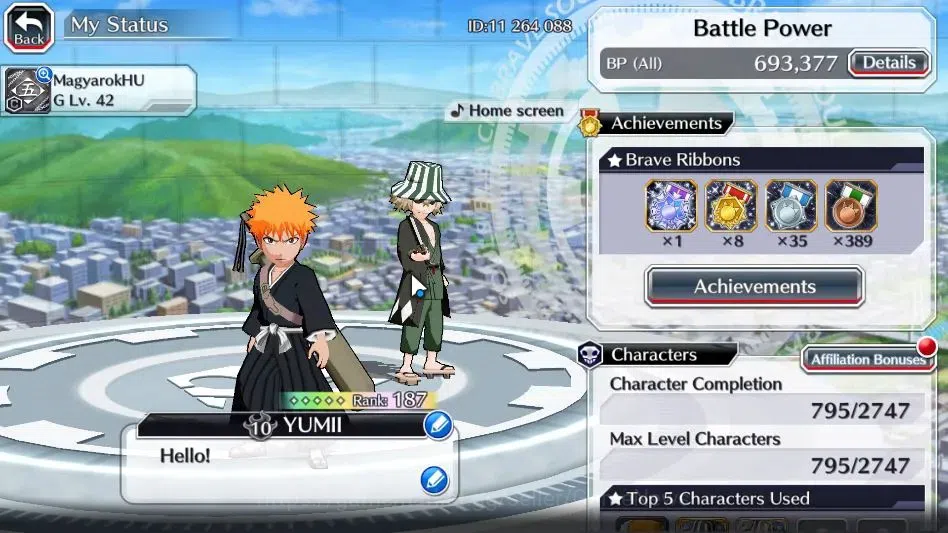 Bleach: Brave Souls Accounts [GLOBAL]41K Orb|New Ichigo Renewed,Ichigo 10th Ann image 2