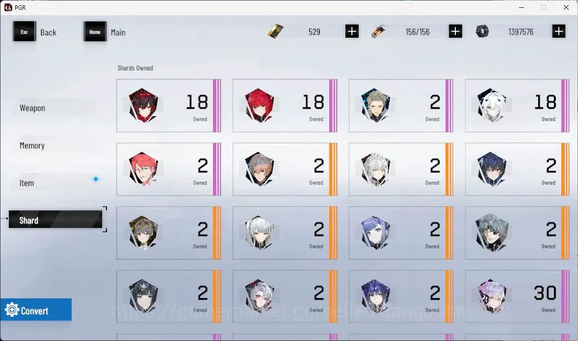 Punishing: Gray Raven Accounts ASIA | Lv57 |[S Crocotta,S Lucia IC,S Lucia CW,S L image 15