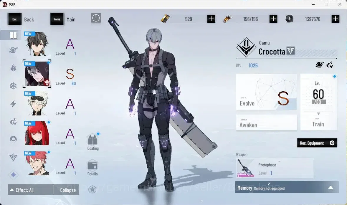 Punishing: Gray Raven Accounts ASIA | Lv57 |[S Crocotta,S Lucia IC,S Lucia CW,S L image 3