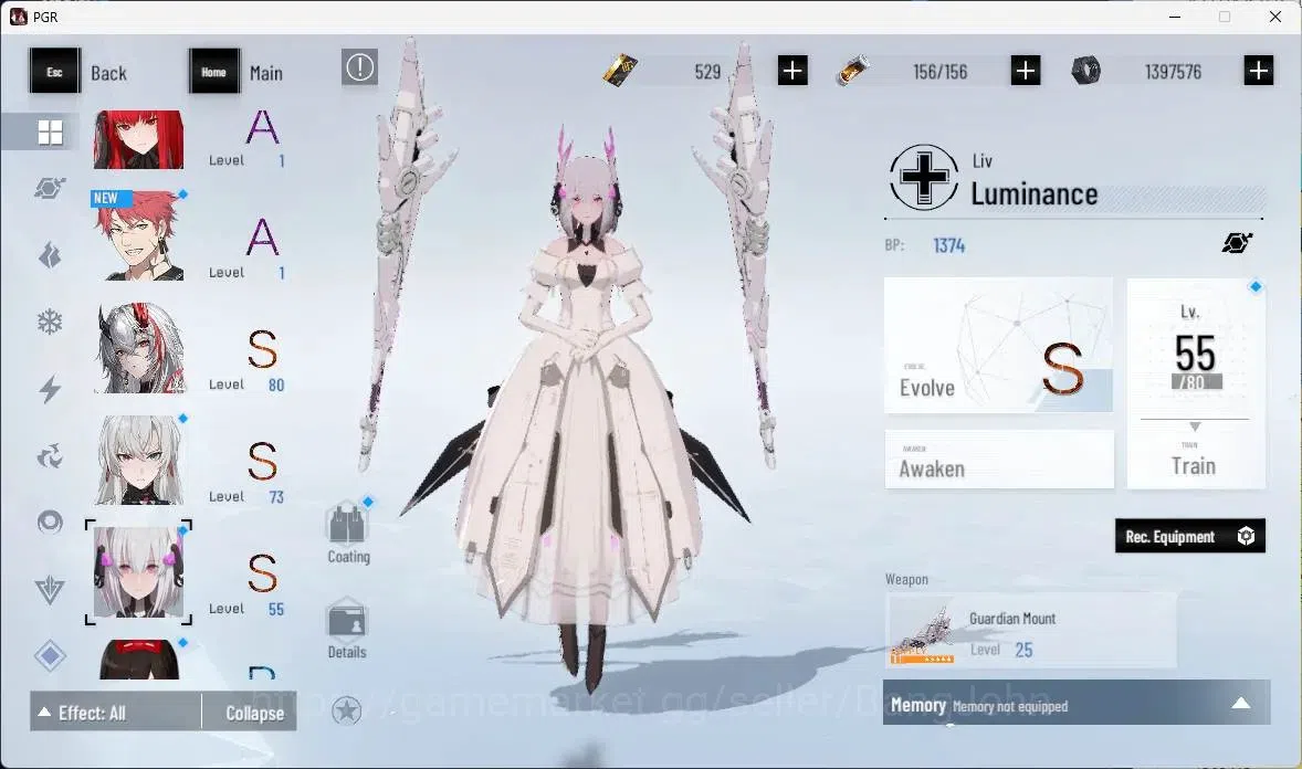 Punishing: Gray Raven Accounts ASIA | Lv57 |[S Crocotta,S Lucia IC,S Lucia CW,S L image 6