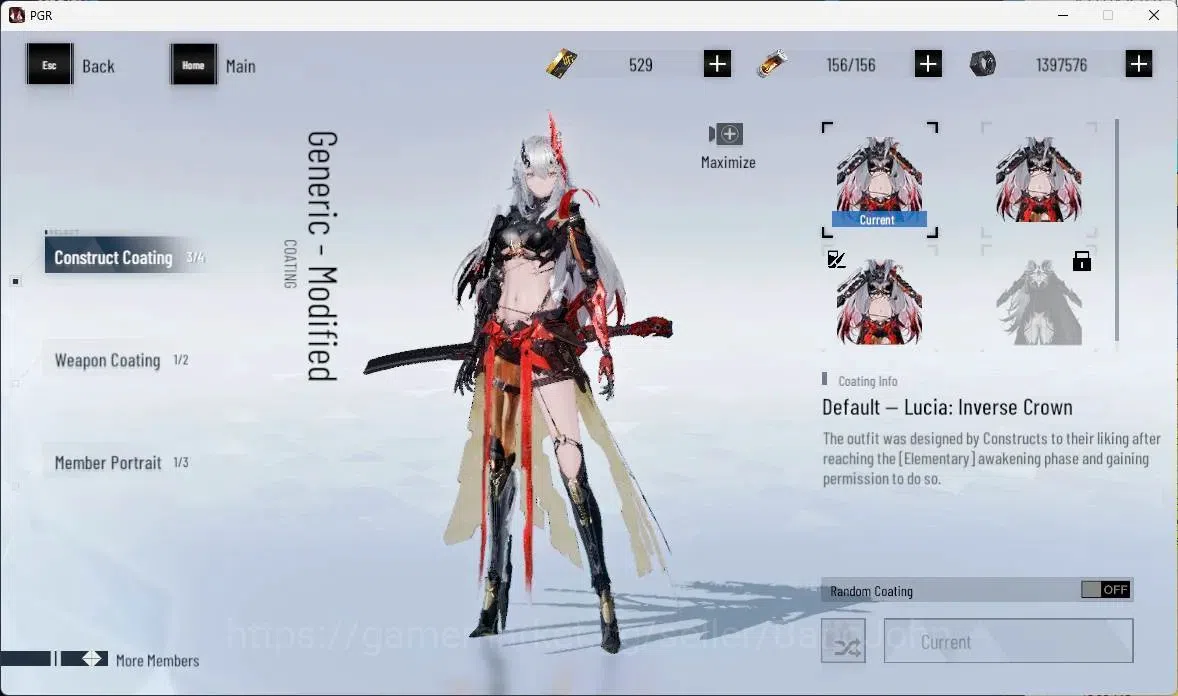 Punishing: Gray Raven Accounts ASIA | Lv57 |[S Crocotta,S Lucia IC,S Lucia CW,S L image 9