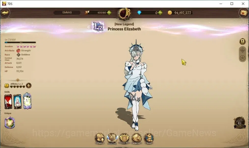 The Seven Deadly Sins: Grand Cross Accounts Global|2,1M CC|2 LR+4 UR,Collab Re:Zero| Elizabeth image 8