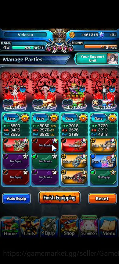 Grand Summoners Accounts Global|Rank 43|8 Ascend|EmiyaTW,WH Fen,Miyu,S Chlo image 2
