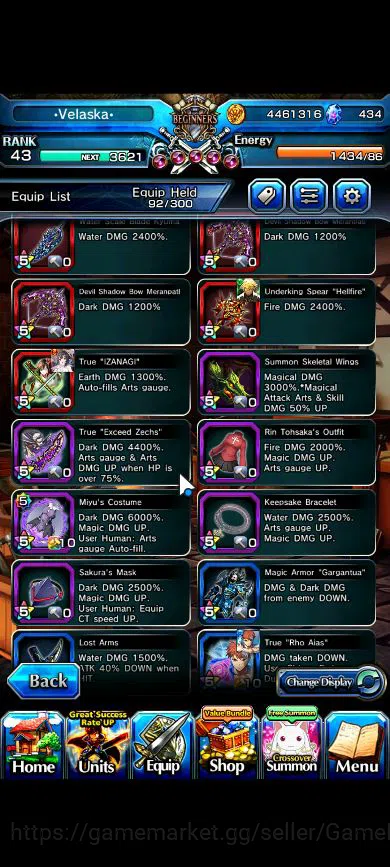 Grand Summoners Accounts Global|Rank 43|8 Ascend|EmiyaTW,WH Fen,Miyu,S Chlo image 4