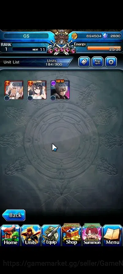 Grand Summoners Accounts Global|Rank 1|2830 cc Ready Gacha|3 Ascend| Summer image 4