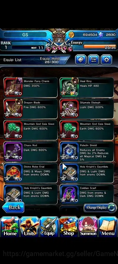 Grand Summoners Accounts Global|Rank 1|2830 cc Ready Gacha|3 Ascend| Summer image 5