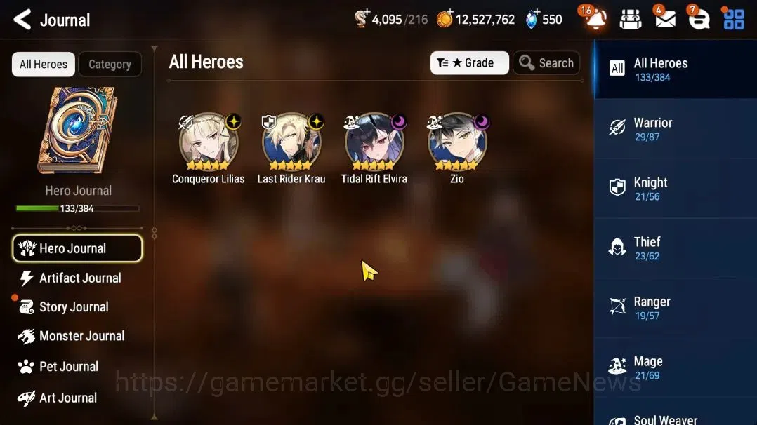 Epic Seven Accounts High-End Global|UnVerif|NewEra|7 ML(Harsetti,LQ Charlotte,E Ilynav Etc 1