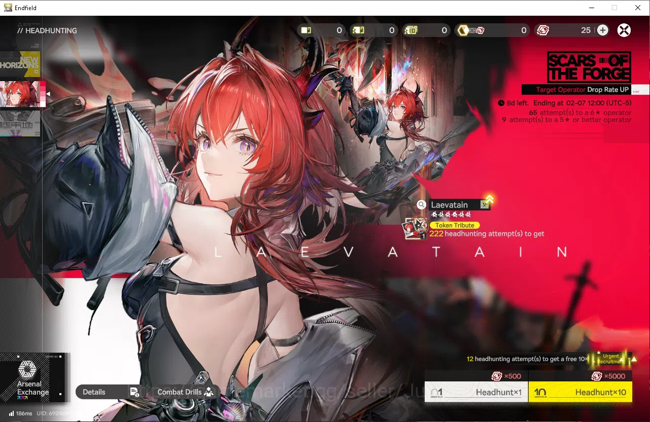 Arknights: Endfield Accounts NA/EU Lv2|Day 2 Login|1860 Arsenal|1 Meta SSR (Lae image 3