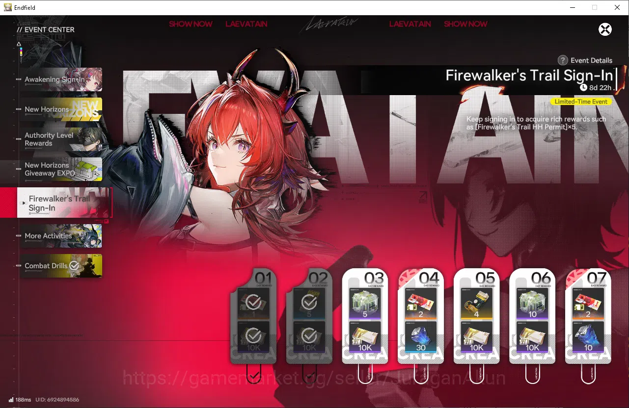 Arknights: Endfield Accounts NA/EU Lv2|Day 2 Login|1860 Arsenal|1 Meta SSR (Lae image 7